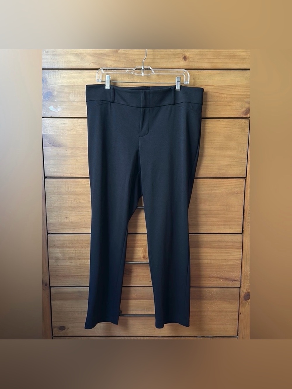 Michael Kors Black Straight Leg Ankle Pants | 14W